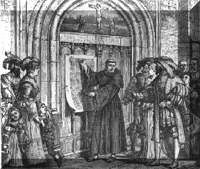 Martin Luther at Wittenberg